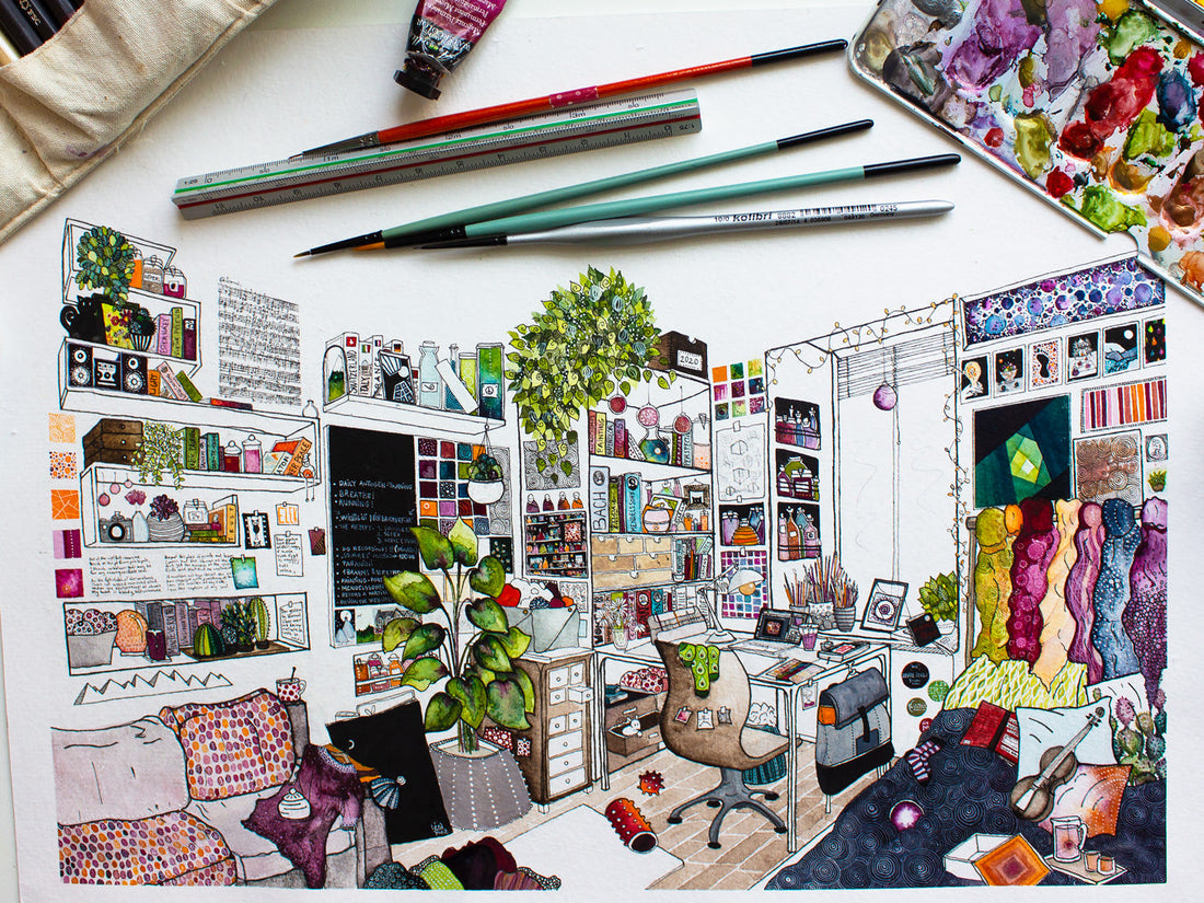 I paint the details everyone else walks past
